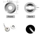 12 Pieces Carbide Cutter Inserts Set For Wood Lathe Turning Tools