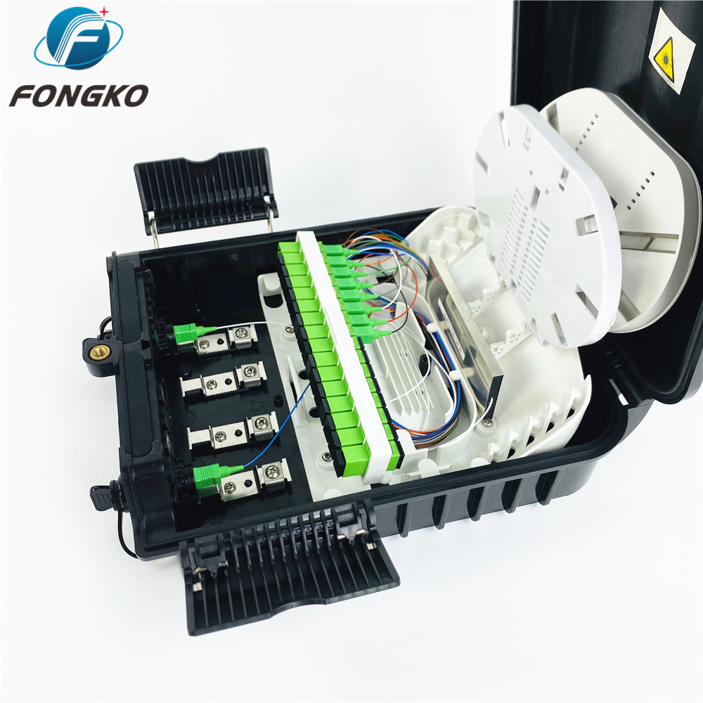 Outdoor IP65 Splitter FTTH Terminal Box Fiber Optic Splice Closure