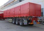 Tread 182480mm 3 Axle 50tons-80tons Cargo Transport Box Semi Trailer Sale