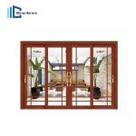 Home Double Glass Sliding Door , Aluminum Sliding Glass Door Manufacturers