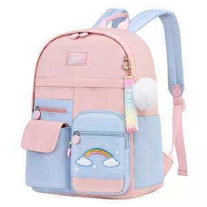 Wholesale Nylon Womens Smart Backpack Pink Customized Foldable from china suppliers