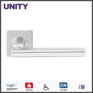 Wholesale Stainless Steel Fire Door Lever Handle EN1906 and EN1634 Satin Finish from china suppliers