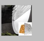Modern Light Luxury Style 3D Charcoal Board Water Ripple Bamboo Charcoal Wood