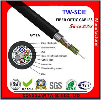 24 Core Single Mode And Multimode Armored Fiber Optic Cable For Duct And Outdoor