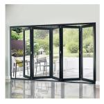 Workshop Heat Insulation K Value ≤2.1 Thermal Break Black Aluminium Alloy Bi