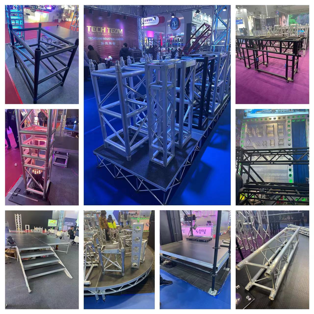 10ft Aluminum Alloy Truss , Portable DJ Truss Totem For Stage Events