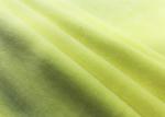300GSM Warp Knitting Stretch Velvet Fabric Light Yellow Color 92% Polyester