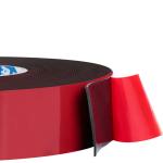 Pressure Sensitive White / Black Rubber Adhesive EVA Foam Tape For Carton