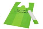 Reusable Biodegradable Plastic Packaging PBAT Eco Friendly Grocery Shopping Bag