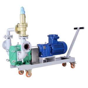 Wholesale Stainless Steel PTFE Handcart Lobe Pump , Anti Aging Lobe Mobile Diesel Water Pumps from china suppliers