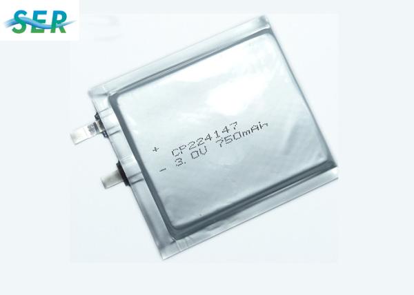 Non Rechargeable Thin Film Battery , 3.0V CP224248 Flat Lithium Battery High