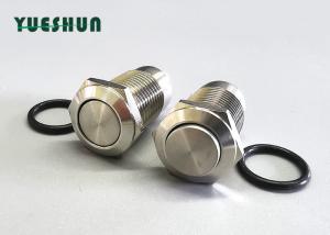 Wholesale IP65 1NO 1/2&quot; 12mm Stainless Steel Anti Vandal Push Button Switch from china suppliers