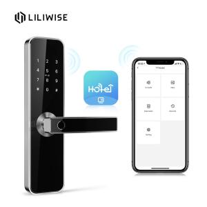 Wholesale Hotel Room Door Locks Control System Keypad Electric Fingerprint Door Lock from china suppliers