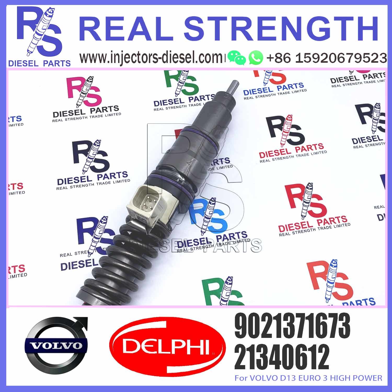 Direct Sale Diesel Fuel Injector 21340612 7421340612 9021371673 85003264 BEBE4D24002 For V-O-L-V MD13 HIGH POWER