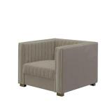 Linen Pink Couch Loveseat Fabric Sofa Furniture
