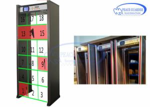 Wholesale 8 Detection Zone Door Frame Metal Detector For Railway / Bus Station from china suppliers