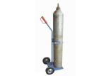 CT10 Steel Bottle Trolley Single Steel Cylinder Handling Trolley With Chain