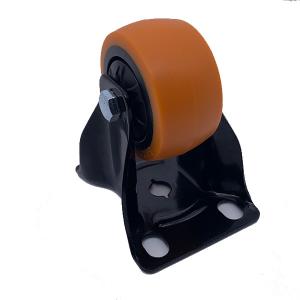 Wholesale 50mm Fixed Plate Polyurethane Caster Wheels For Industry Equipment from china suppliers