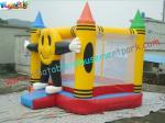 Clown Commercial Bouncy Castles / Customized Bouncing Jumping House For Party