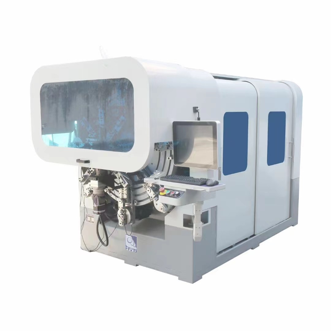 12-14 Axis Automatic CNC Spring Making Machine , 1 To 4mm Spring Coiling Machine