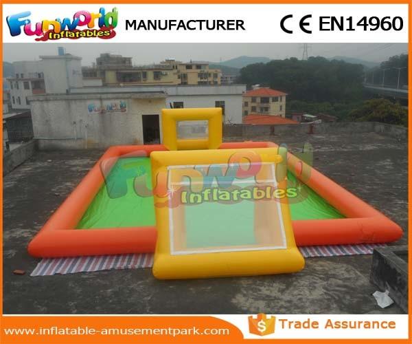 Commercial Inflatable Sports Games Football Soccer Pitch Inflatable Soap