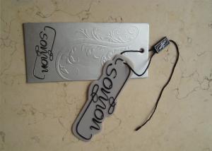 Wholesale Custom Silver Garment Tags And Labels Plastic Swing Hang Tags Manufacturers from china suppliers