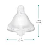 5 X 4.5cm Orthodontic Pacifier For Breastfed Baby , Small Silicone Baby Soother
