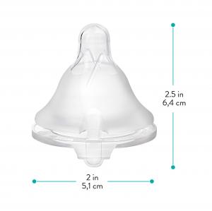 Wholesale Sterilizer Safe Flat Dummy For Baby , 0 - 6 Month 100 Silicone Pacifier from china suppliers
