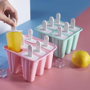 Wholesale Popsicle Molds 6 Pieces Silicone Ice Pop Molds BPA Free Ice Pop Maker from china suppliers