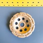 6 Inch 150mm Rigid Double Row Cup Grinding Wheel 6 Diamond Cup Wheel