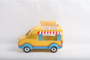 Wholesale Bright Colors And Cute Style Small Ornaments Caravans And Food Truck OEM from china suppliers
