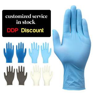 Wholesale 100% Nitrile Exam Disposable Medical Gloves Latex Free 3mil EN455 from china suppliers