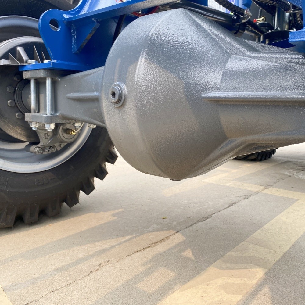 Electric Small Front End Loader Machine Mini All Terrain Front Wheel Loader