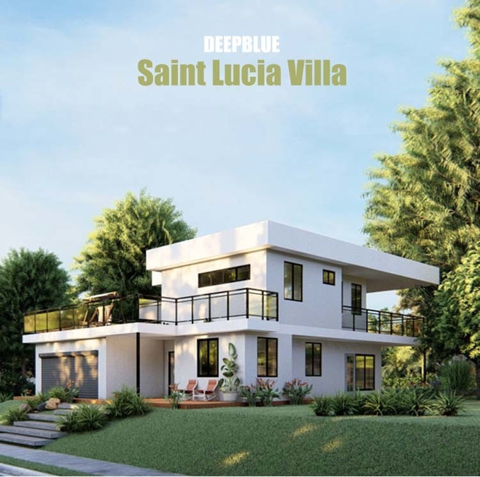 Luxurious Prefabricated Light Steel Frame Prefab Metal House Kits