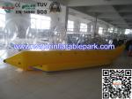 Fire resistance Yellow Banana Fishing Boats For Commercial Rental