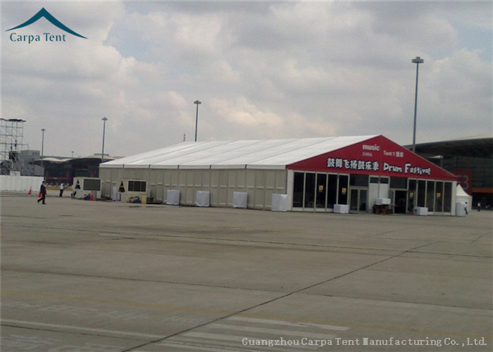 Fabric Custom Event Tents For Commercial Activities Wind Resistant With ABS Wall