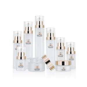 Wholesale Empty Glass 20ml-120ml Cosmetic Packaging Set Pump Sprayer Sealing Type from china suppliers