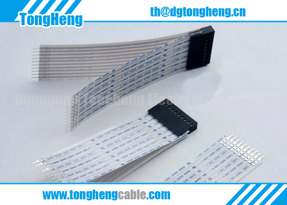 Silver and Gold Plated Terminal Connected Laminated FFC Cable