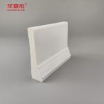 white pvc skirting waterproof pvc baseboard easy to clean