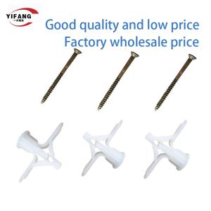 Wholesale White Hollow Expansion 10*32mm Plastic Sleeve Anchor from china suppliers
