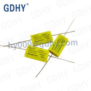 Wholesale 4.7uF 475nF Axial Metallized Polypropylene Film Capacitors 250VDC CBB20 from china suppliers