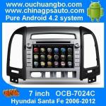 Ouchuangbo Car DVD 3G Wifi GPS Radio for Hyundai Santa Fe 2006-2012 iPod USB TV
