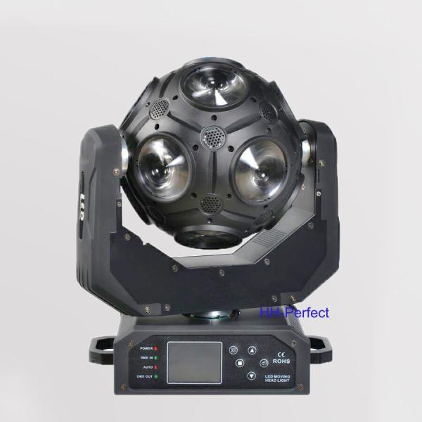 2016 New 12pcs*10w CREE RGBWUV Football Led Moving Head Disco Ball Lights Dj