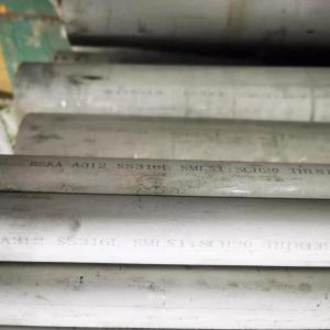 Wholesale ASTM A312 TP316L Butt Welded Stainless Steel Pipe 6-630mm SS Welded Tube from china suppliers