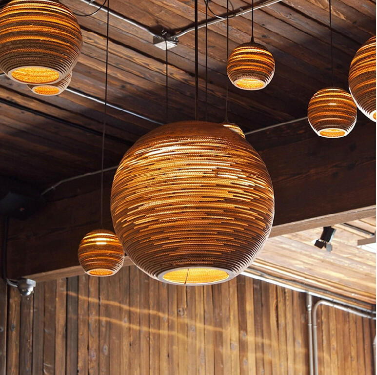 CountrySide ribbon cotton pendant light For Kitchen Bedroom Coffee Shop Lighting Fixtures (WH-WP-13)