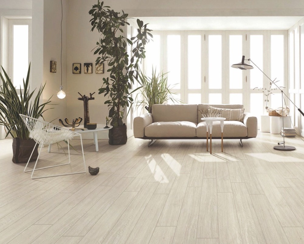 Waterproof 150x900mm Beige And Yellow Matt Wooden Porcelain Strips For Living Room