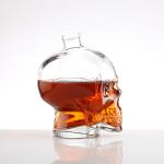 Good 500ml 700ml Luxury Skull Head Shape Rum Tequila Whisky Gin Liquor Glass