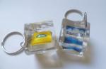 ice cube keychain with customers' logo as promotion gifts. beverage & beer