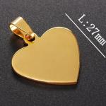 Stainless Steel Pet Name Tags Peach Heart Shaped Custom Dog Id Tags