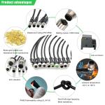 IP67 Photoelectric Mixing Customized Fast Fiber Optic Cable Connector